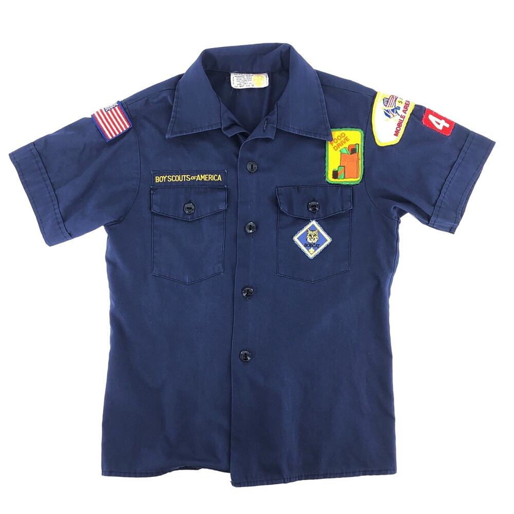80s Boy Scout uniform shirt 1980s vintage